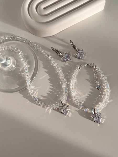 Сережки "Silver hearts" ER-LOV-1-s фото