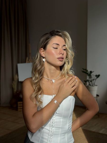 Браслет із витонченою пташкою 🕊️ BR-11-16 фото