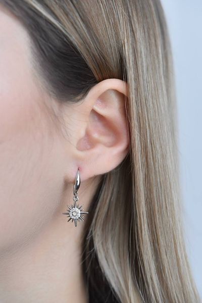 Сережки &ldquo;Star срібло&rdquo; ER-13 фото